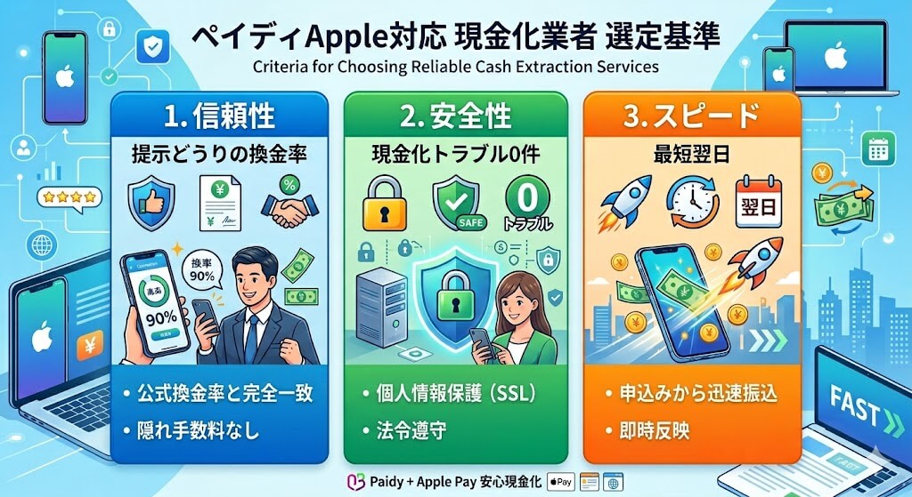 gk-ペイディApple対応業者の選定基準