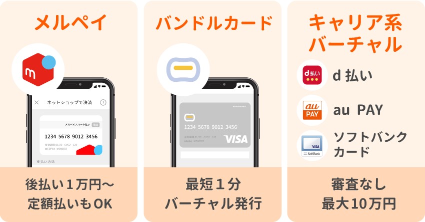 ペイディあと払いプランApple専用を現金化する方法|最短翌日の手順や代替案も解説 206 05_ペイディAppleより早い!即日現金化できる後払いアプリ3選