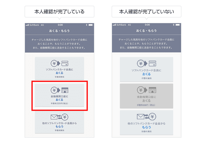 本人確認完了の確認方法