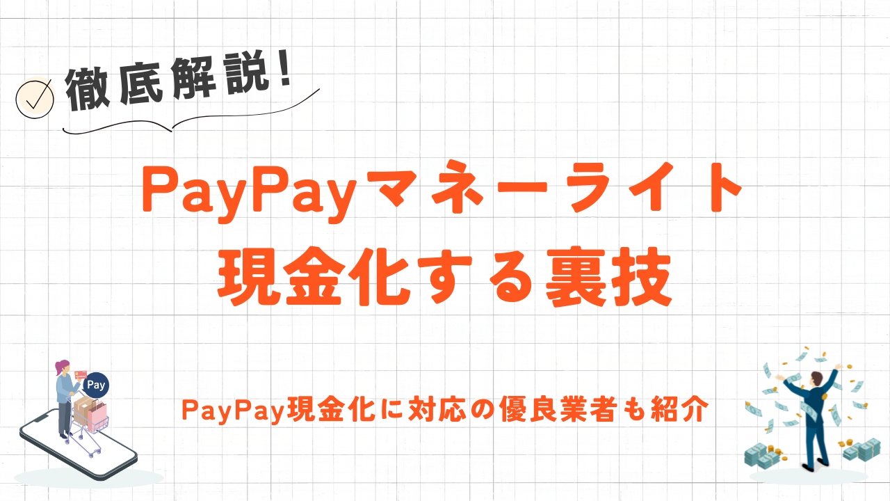 出金できないPayPayマネーライトを現金化する裏技3選|即日現金化する方法や優良業者も解説 1 出金できないPayPayマネーライトを現金化する裏技3選|即日現金化する方法や優良業者も解説 1