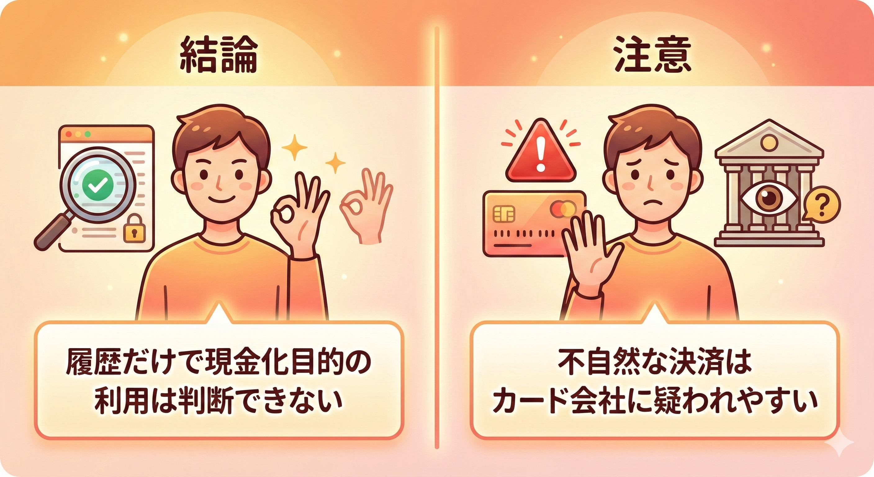 バンドルカード現金化はバレる?後払いが利用停止にならない安全な方法 113 GK_バンドル現金化バレない