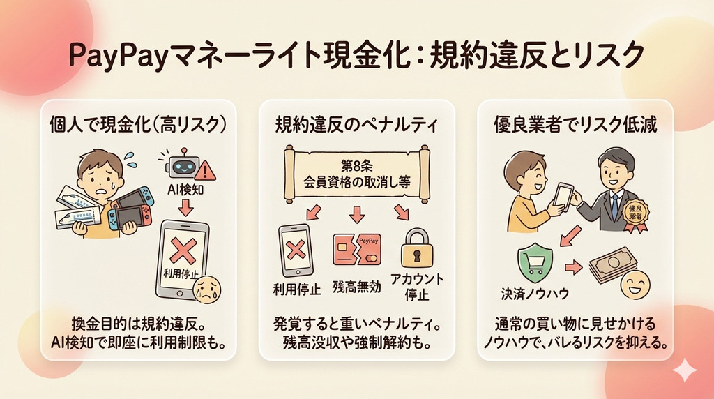 GK_PayPayマネーライトの現金化は違法？