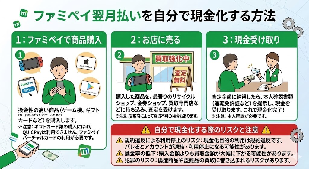 ファミペイ現金化は新規だと即日現金化できない?安全な手順と代替アプリ5選 208 gk-ファミペイ自分で現金化