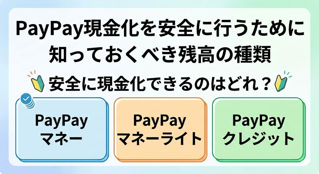 gk-PayPay現金化残高の種類