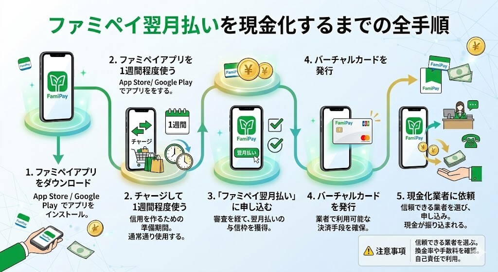 ファミペイ現金化は新規だと即日現金化できない?安全な手順と代替アプリ5選 195 gk-ファミペイ現金化手順