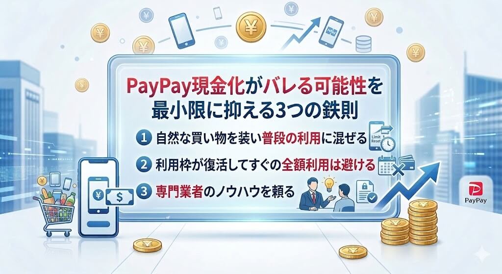 gk-PayPay現金化バレない対策
