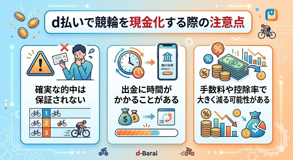 gk-d払い現金化の注意点