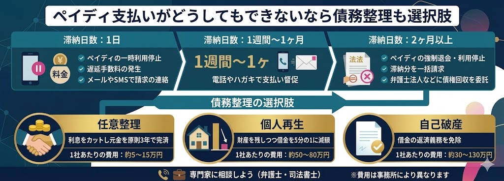 ペイディ支払い遅れは1日でアウト?日数別ペナルティと即日でできる解決策 211 gk-ペイディ支払い遅れ-債務整理