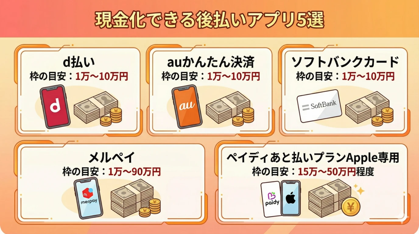 【2026年3月最新】審査なしでお金を借りられるアプリはある?即日現金化の方法 114 GK-信用情報の審査なしも!現金化できる後払いアプリ5選