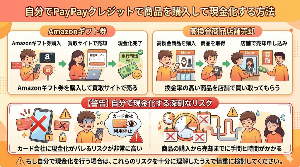 PayPayクレジット(PayPayカード)を現金化する手順|リスクを抑えて今日中に現金を手に入れる方法 201 GK_自分でPayPayクレジットで商品を購入して現金化する方法