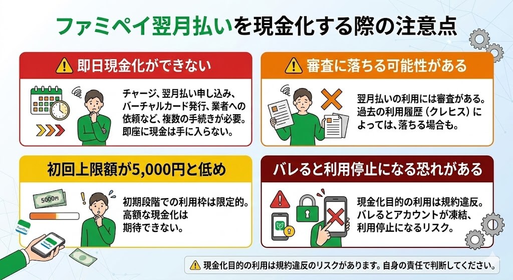 ファミペイ現金化は新規だと即日現金化できない?安全な手順と代替アプリ5選 207 gk-ファミペイ現金化注意点